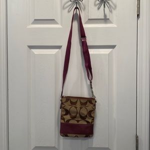 Coach purple crossbody